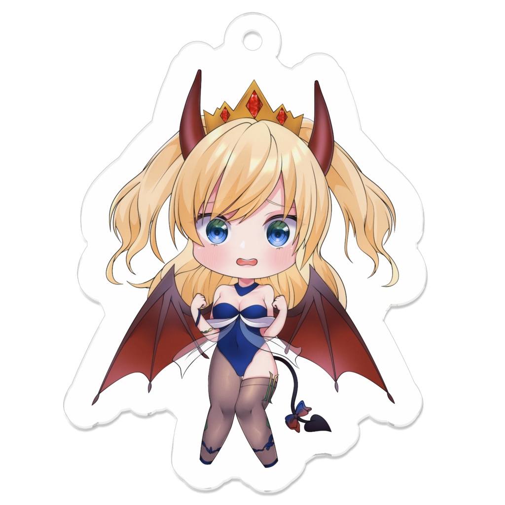 Chiyuki Vanilla [vtuber] 50x50 mm Acrylic Keychain
