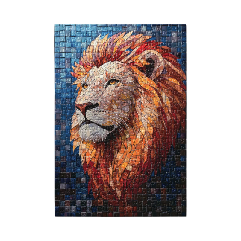 Lion -Mosaic art puzzle-