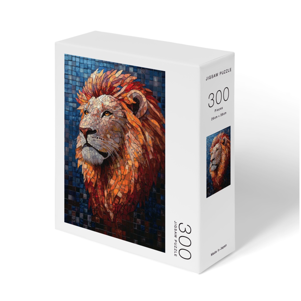 Lion -Mosaic art puzzle-