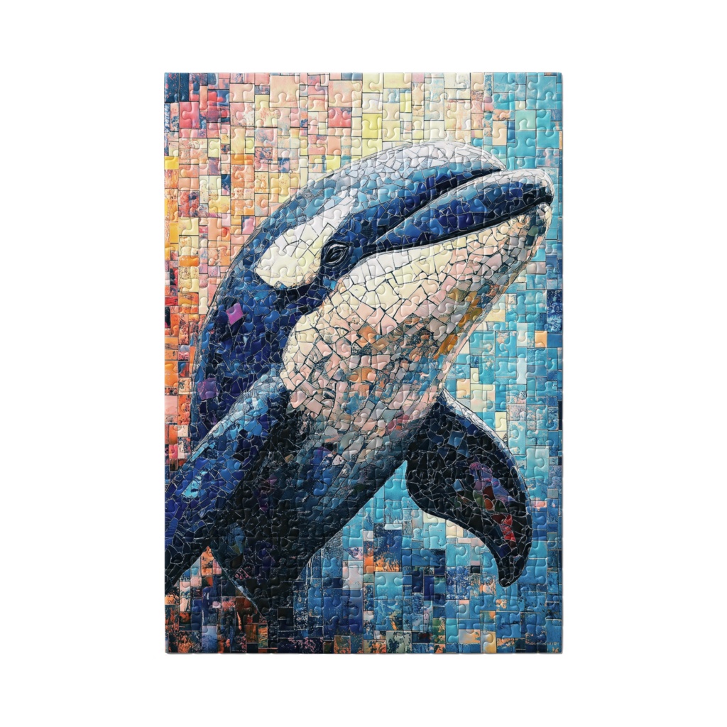 【モザイクアートパズル】シャチ