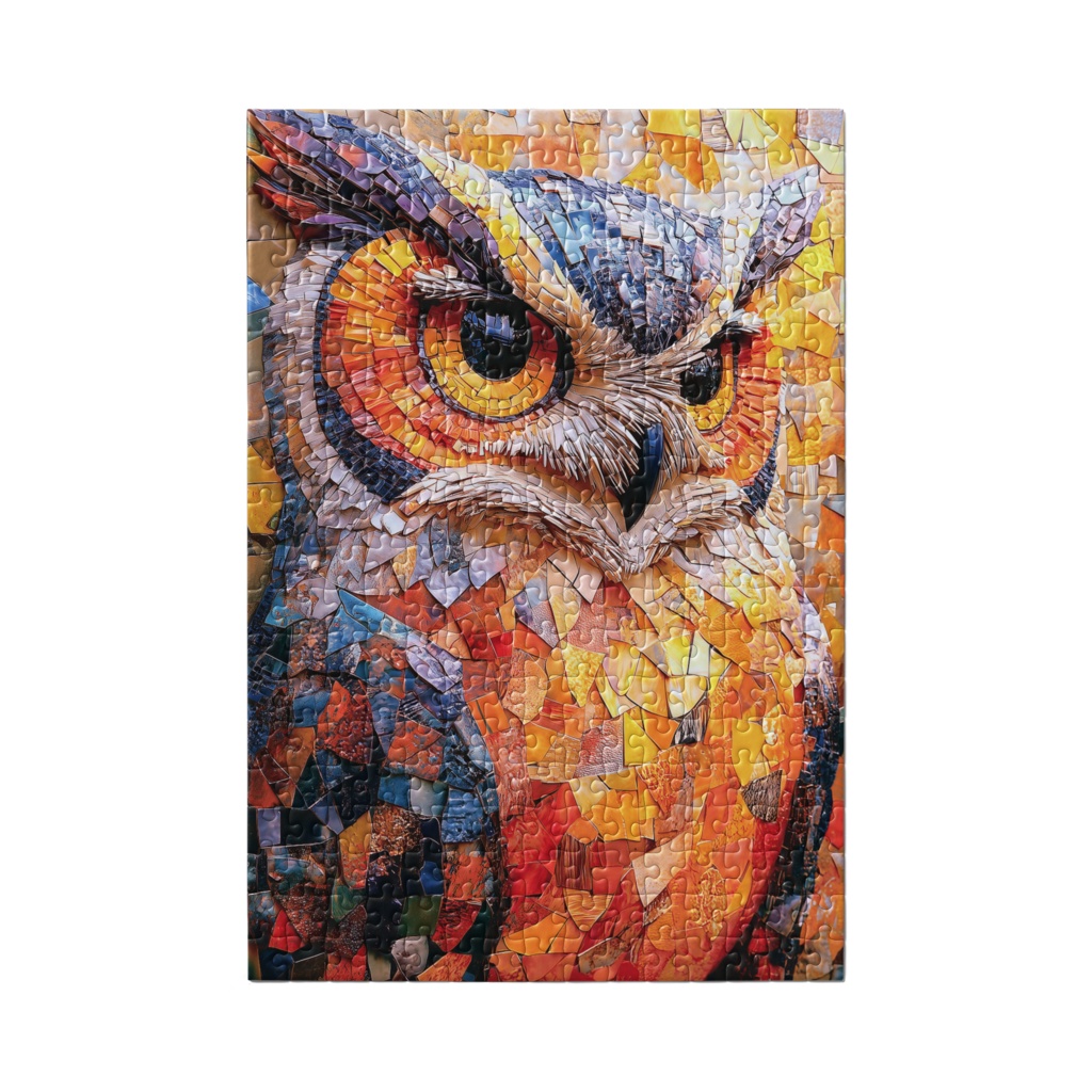 【モザイクアートパズル】フクロウ