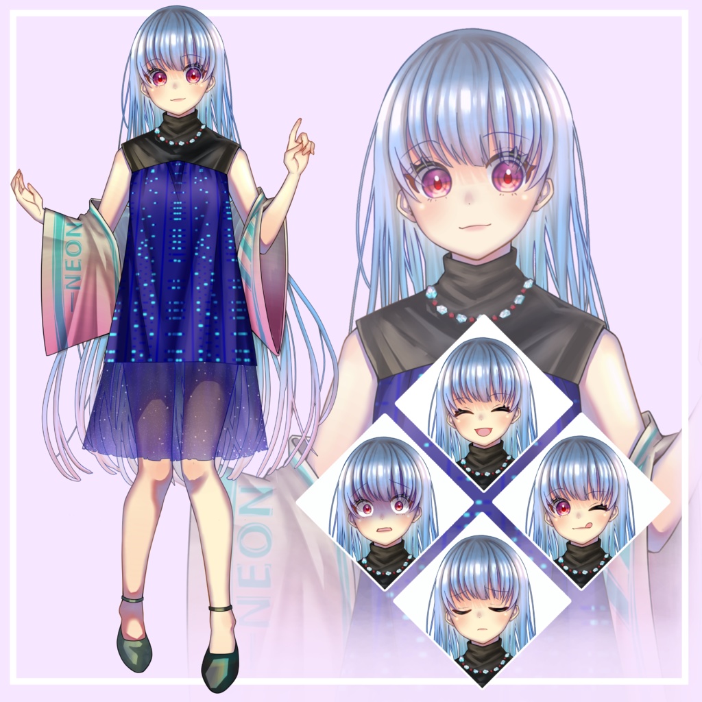 キラキラワンピースな女の子