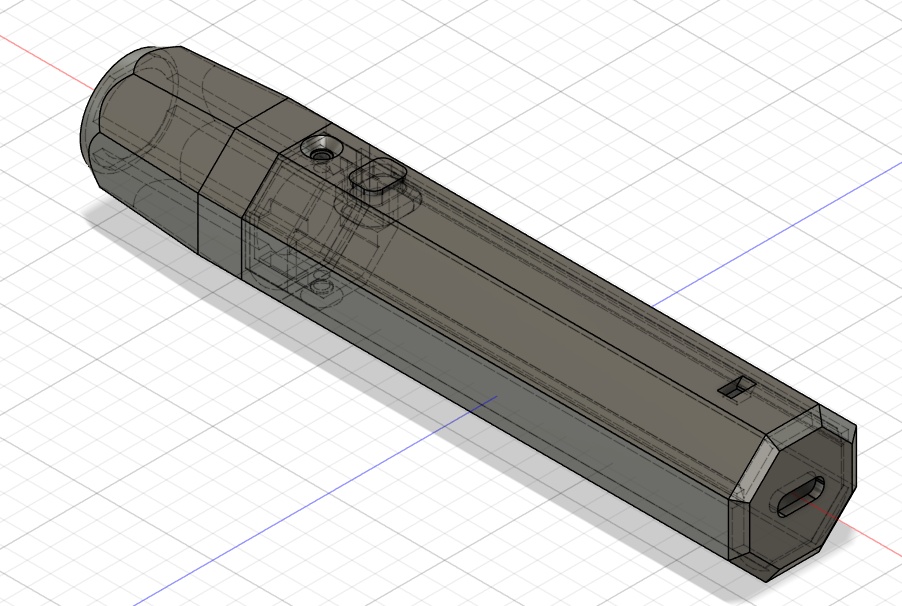 アリエク超音波カッター(中身だけ)のボディ【３Dデータのみ】