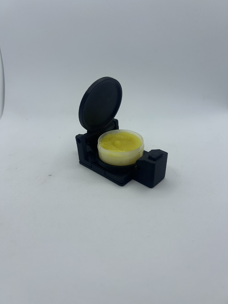 とあるアリエクペーストフラックスの蓋 3Dプリント済 セルフ組み立て