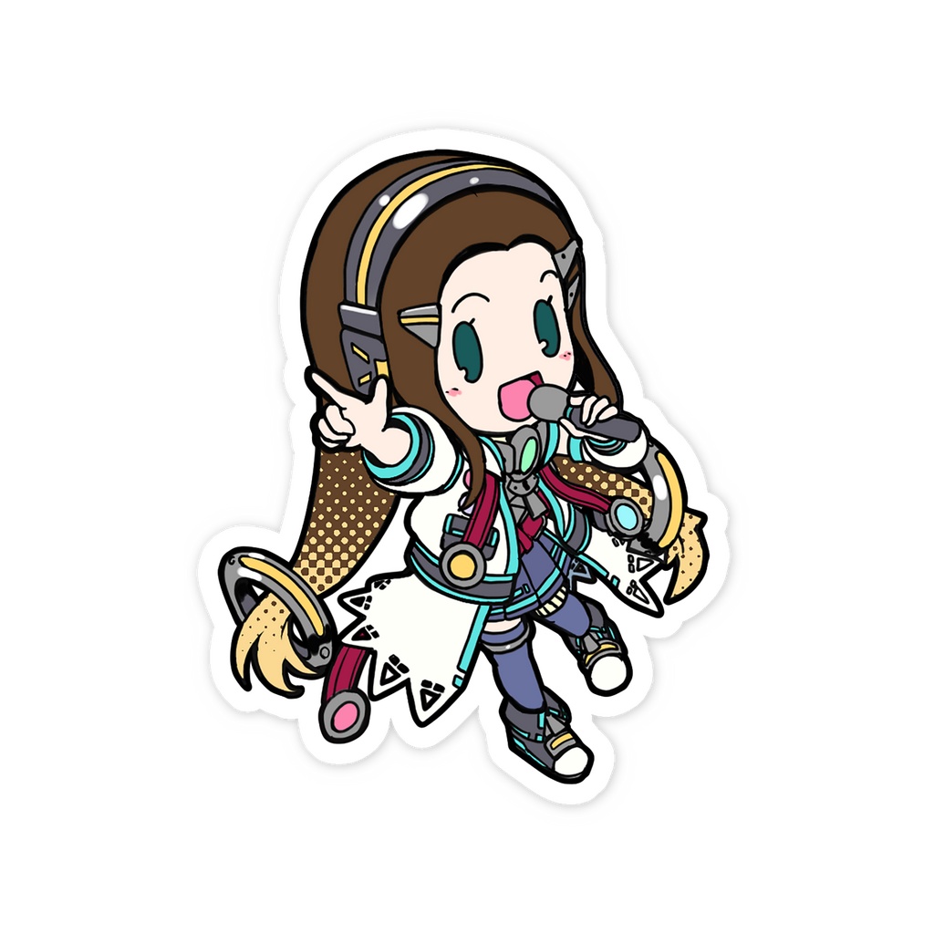 『Party Time』スマホステッカー(Singing)