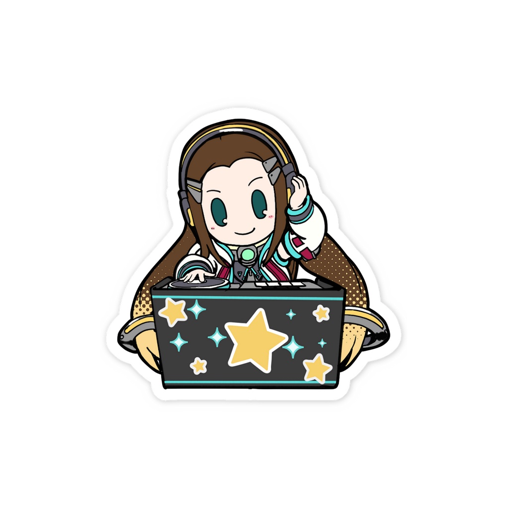 『Party Time』スマホステッカー(DJ Booth)