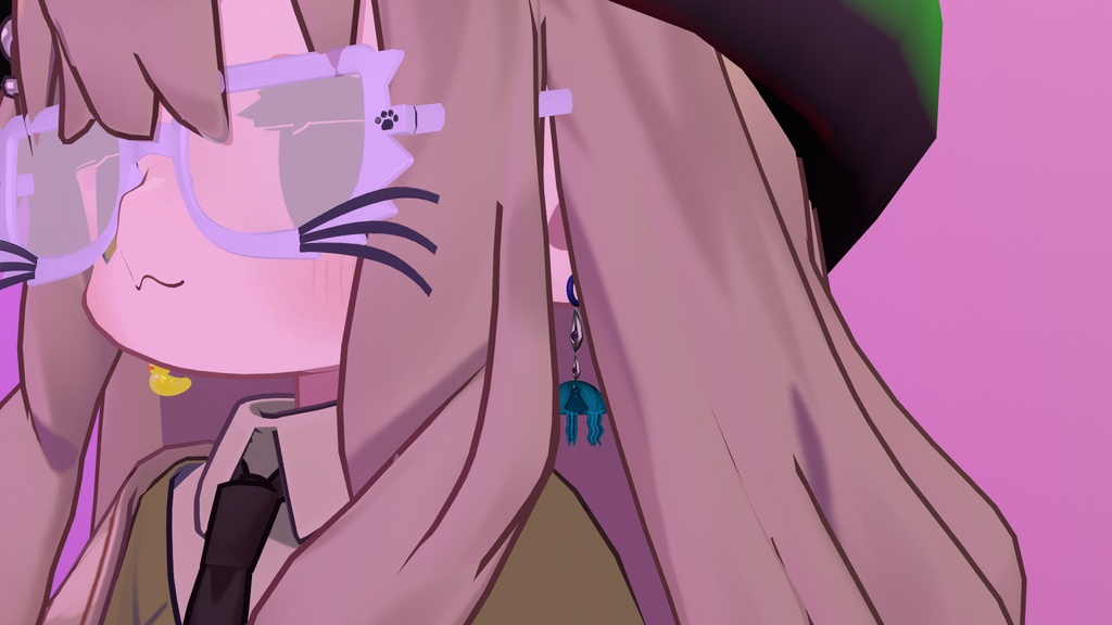 MA対応 ゆらゆら海月ピアス