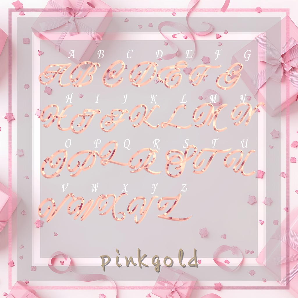 好きなあるふぁべっとをえらべる『イニシャル♡リング』