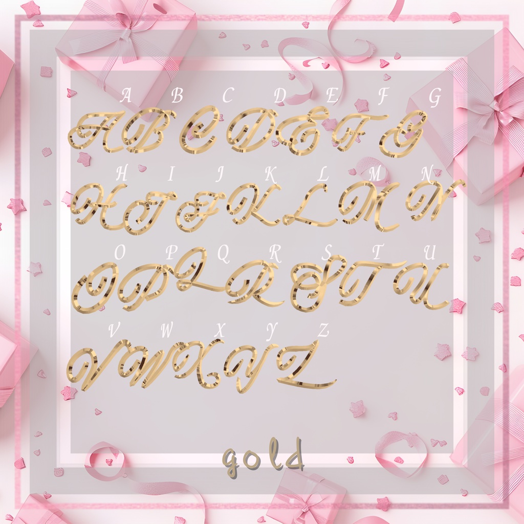 好きなあるふぁべっとをえらべる『イニシャル♡リング』