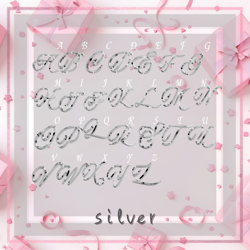 好きなあるふぁべっとをえらべる『イニシャル♡リング』