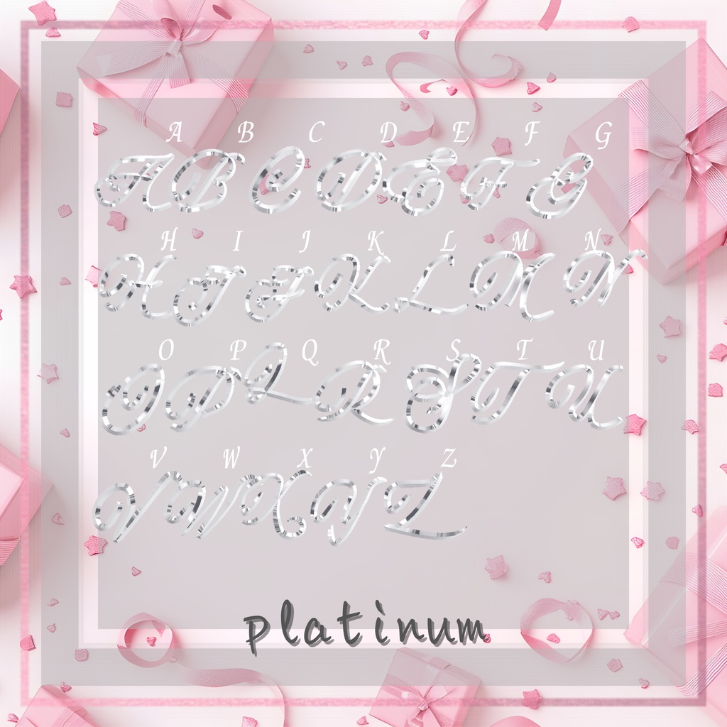 好きなあるふぁべっとをえらべる『イニシャル♡リング』