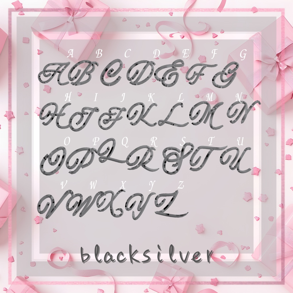 好きなあるふぁべっとをえらべる『イニシャル♡リング』