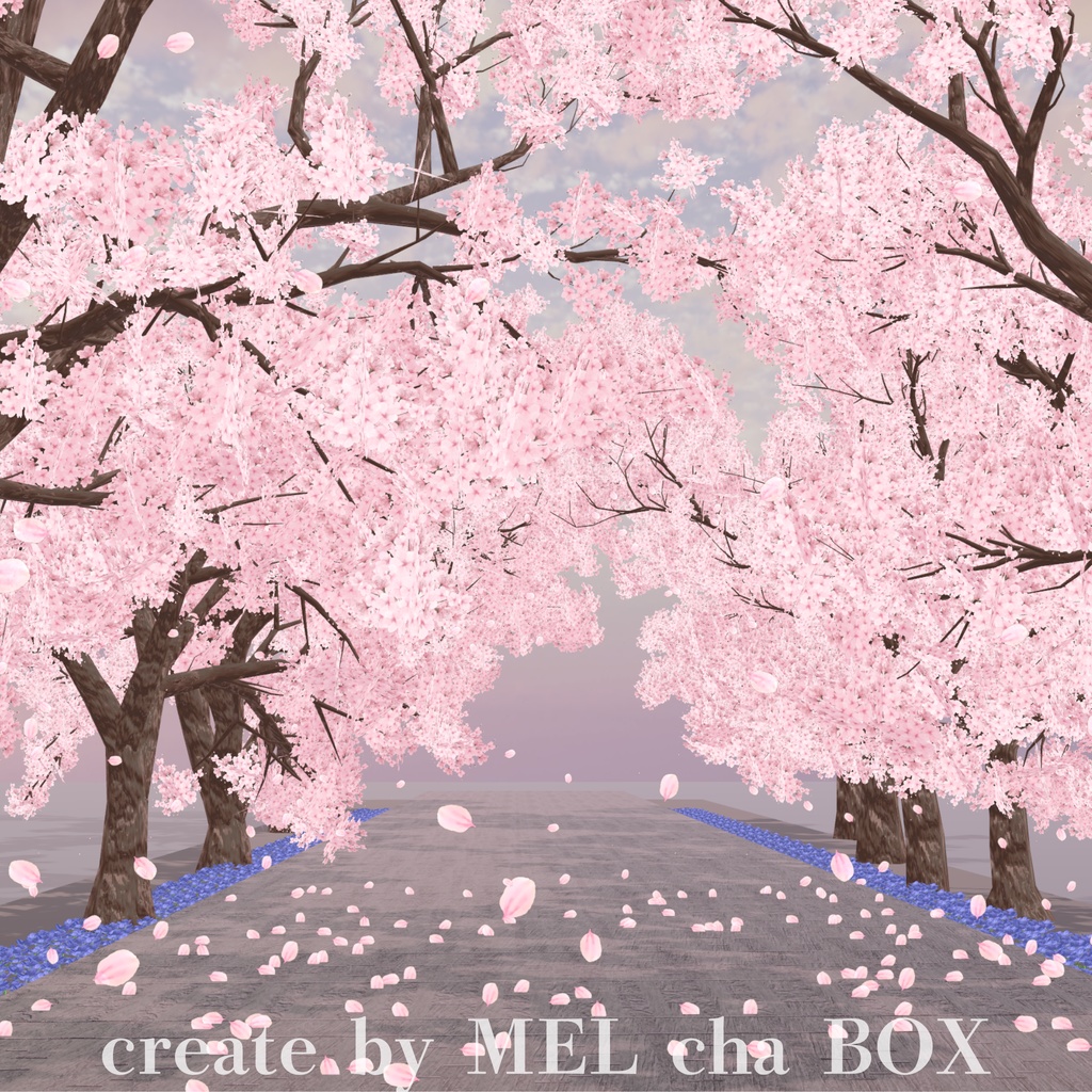 満開さくらの木セット Japanese SAKURA Trees【11 Trees / Falling Petal Particle】販売記念セール