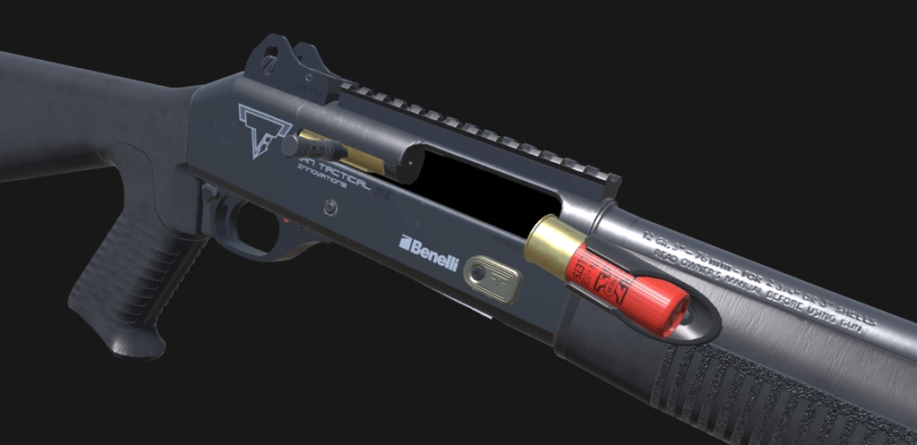 【VRChat想定】Taran Tactical Benelli M4