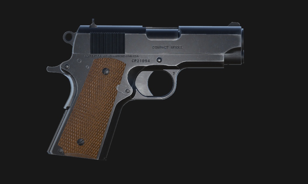 【VRChat想定】Colt M1991 A1 Compact