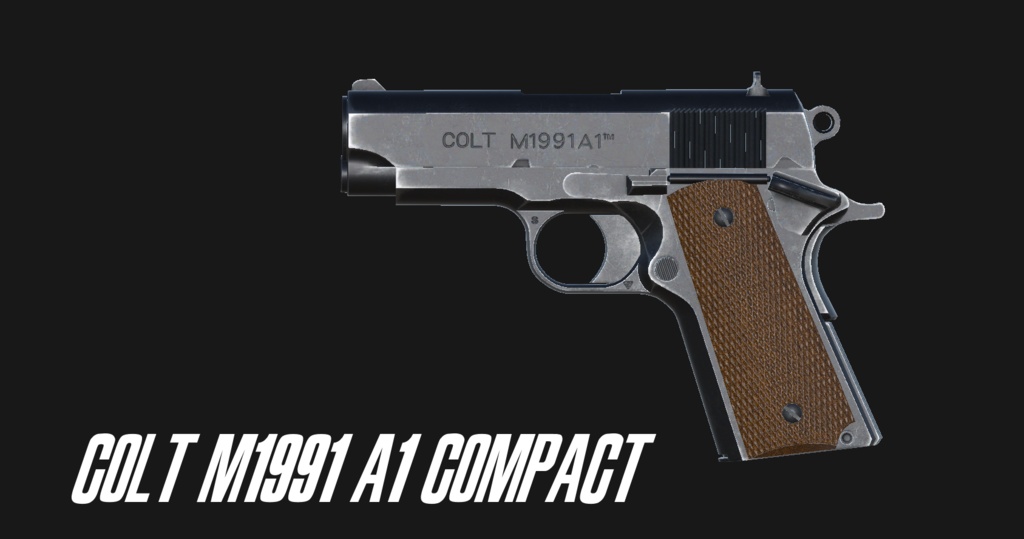 【VRChat想定】Colt M1991 A1 Compact