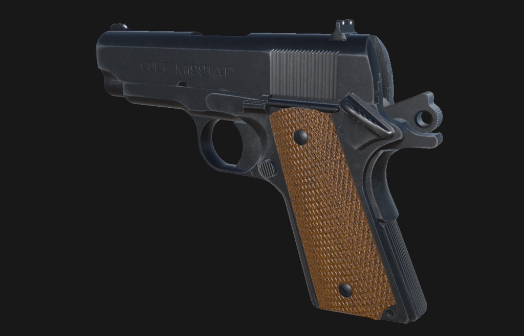 【VRChat想定】Colt M1991 A1 Compact