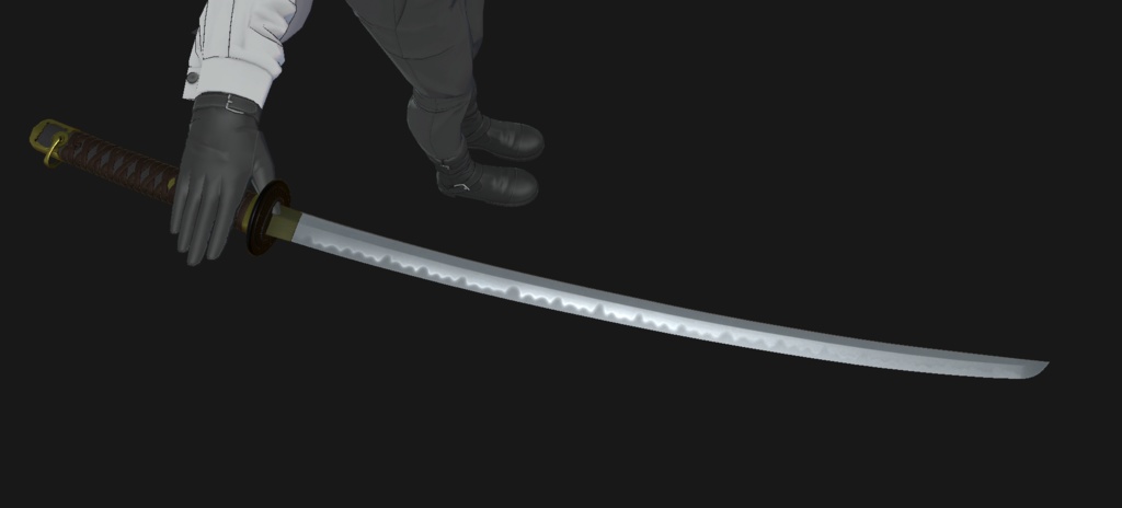【VRChat想定】海軍太刀型軍刀
