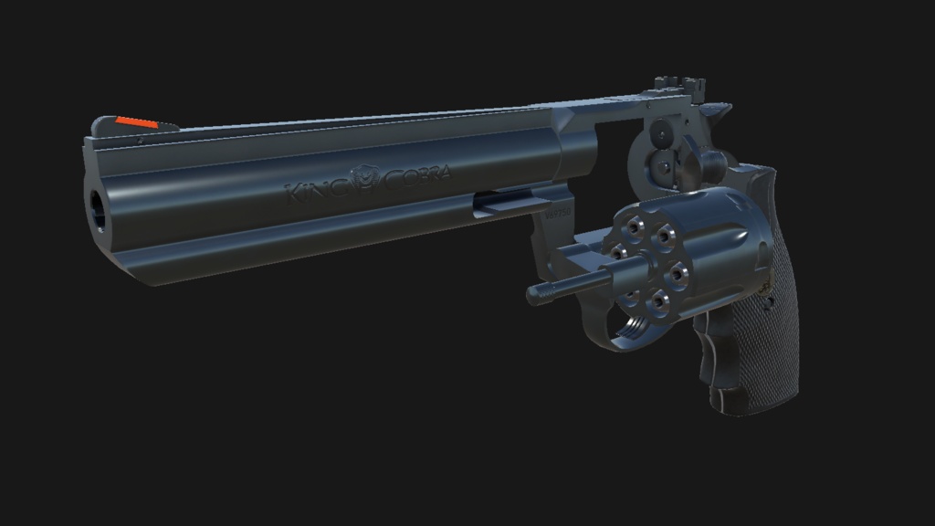 【VRChat想定】Colt King Cobra .357 Magnum