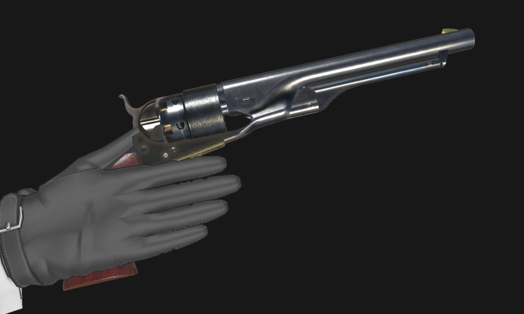 【VRChat想定】Colt Model 1860 Army