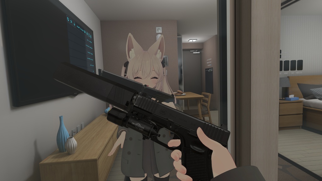 【VRChat想定】GLOCK 19 Gen4