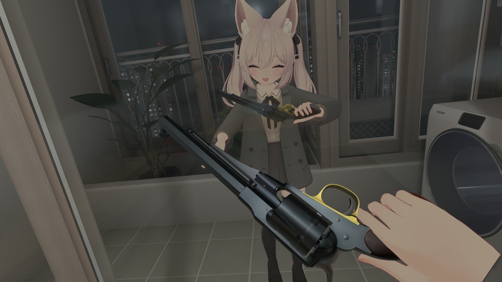 【VRChat想定】Remington 1858 conversion
