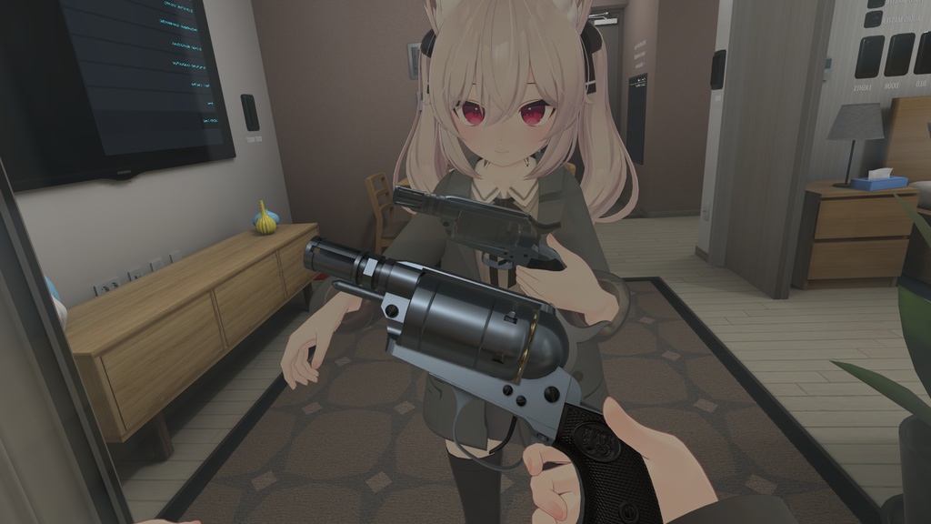 【VRChat想定】USFA Shot Pistol