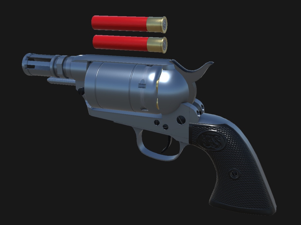【VRChat想定】USFA Shot Pistol