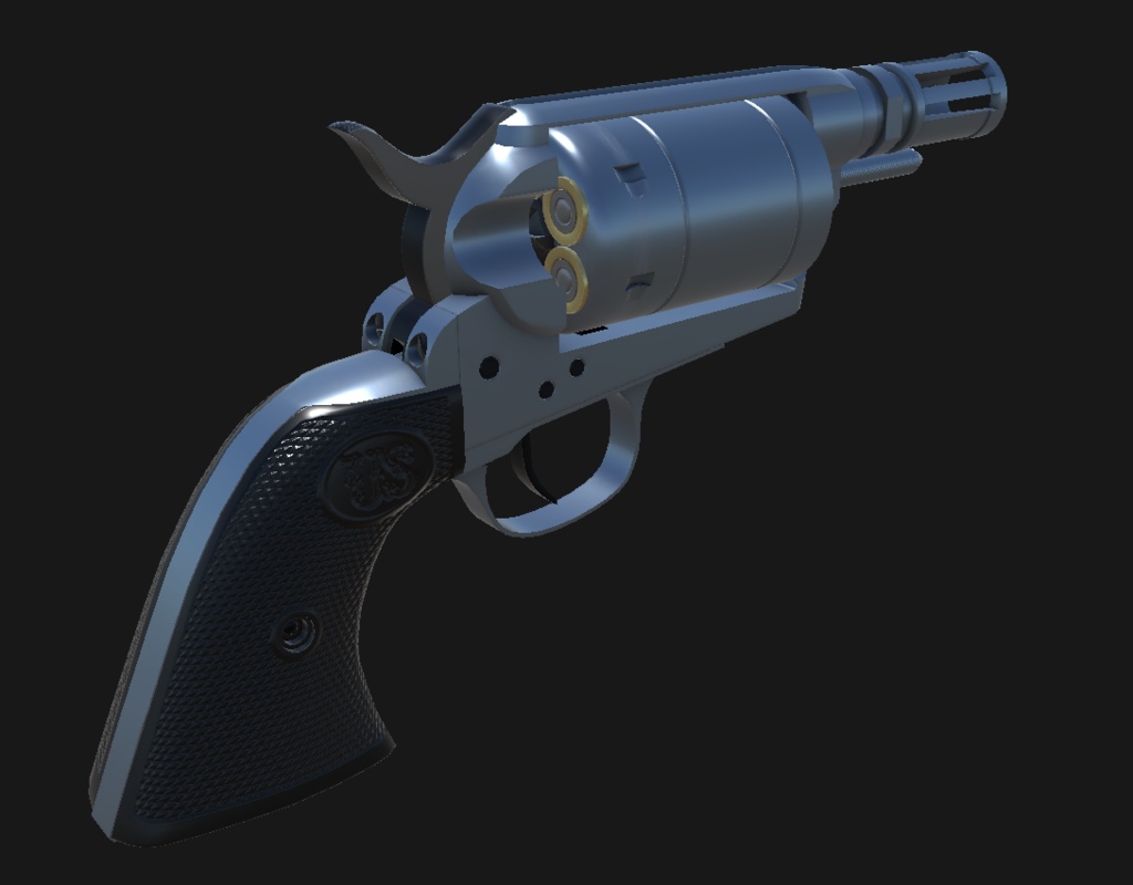 【VRChat想定】USFA Shot Pistol