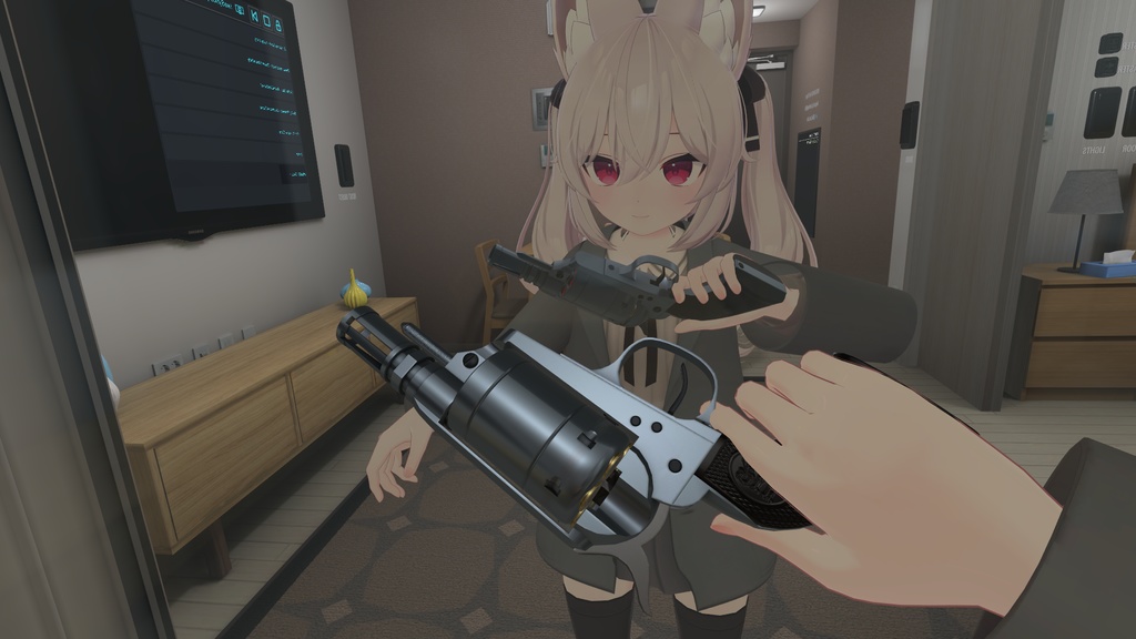 【VRChat想定】USFA Shot Pistol