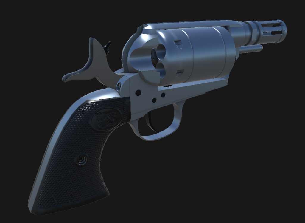 【VRChat想定】USFA Shot Pistol