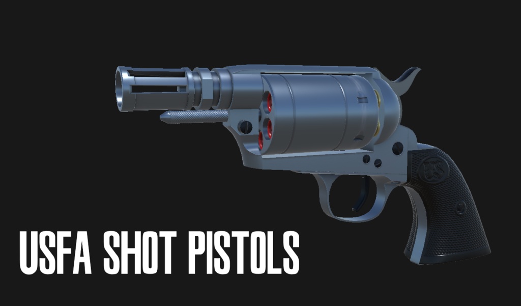 【VRChat想定】USFA Shot Pistol
