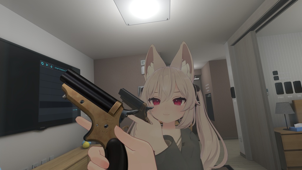 【VRChat想定】Sharps 4 Barrel Derringer