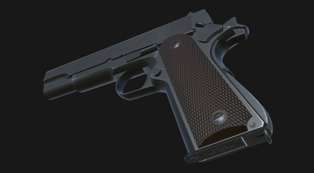 【VRChat想定】Colt M1911A1 パック