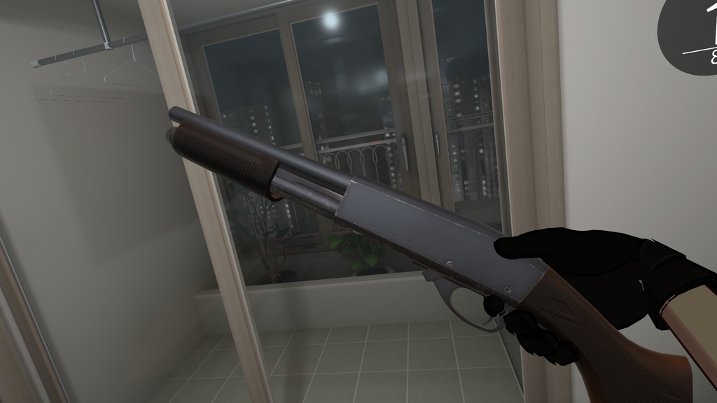 【VRChat想定】Remington Model 870パック