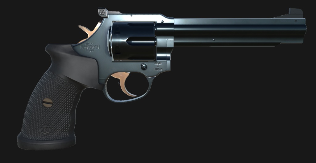 【VRChat想定】Manurhin MR73