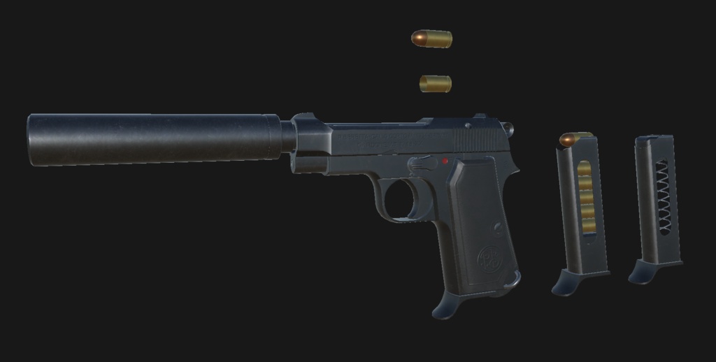 【VRChat想定】Beretta M1934