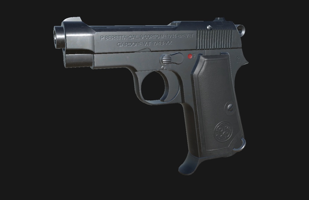 【VRChat想定】Beretta M1934