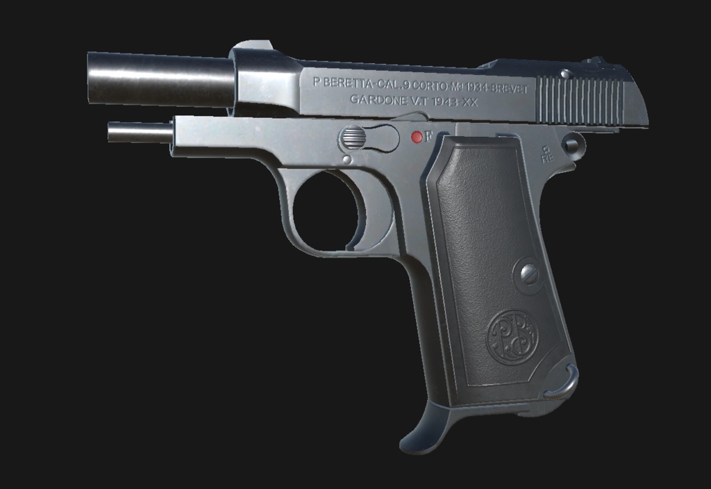 【VRChat想定】Beretta M1934