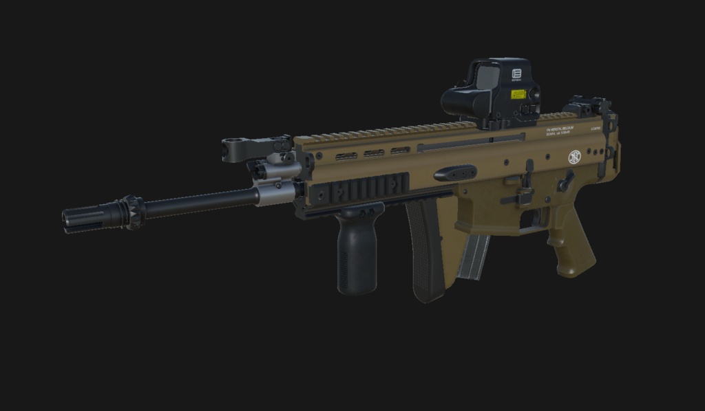 【VRChat想定】FN SCAR-L