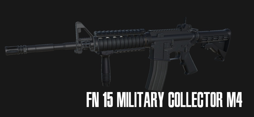 【VRChat想定】FN-15 Military Collector M4