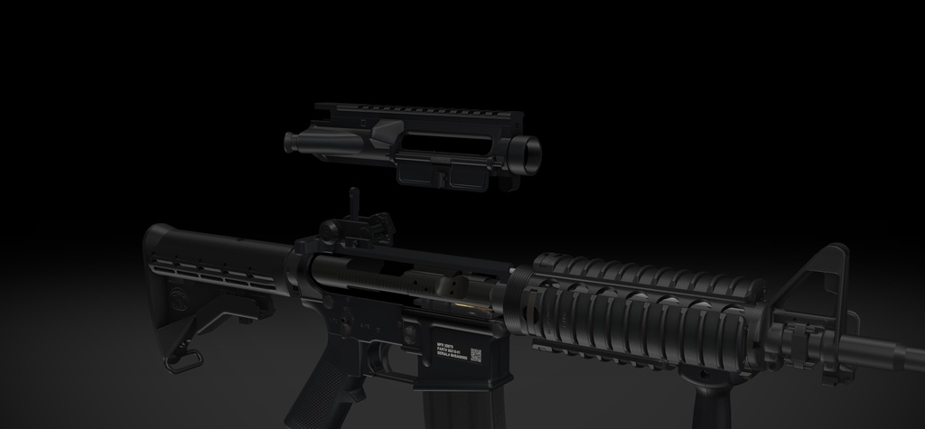 【VRChat想定】FN-15 Military Collector M4