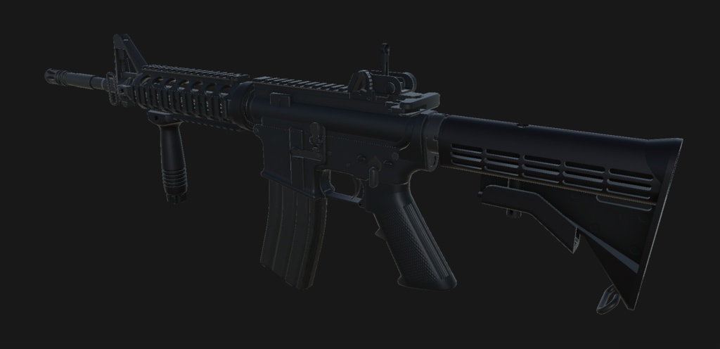 【VRChat想定】FN-15 Military Collector M4