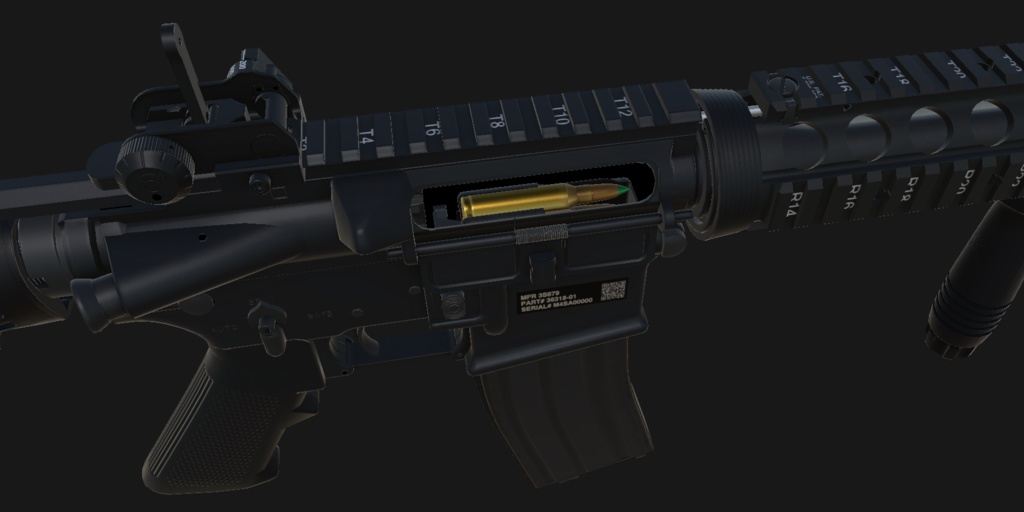【VRChat想定】FN-15 Military Collector M4