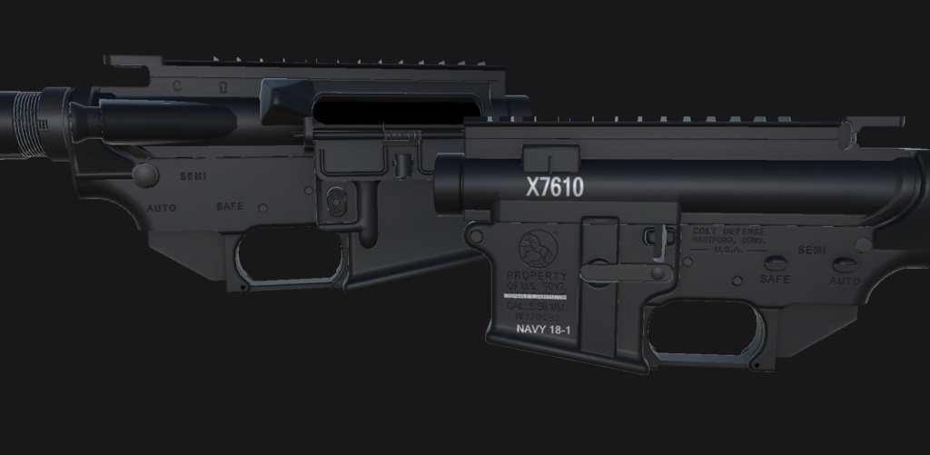 【VRChat想定】FN-15用 刻印パック