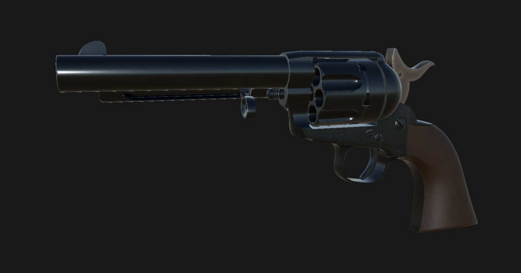 【VRChat想定】Colt SAA 1st gen パック