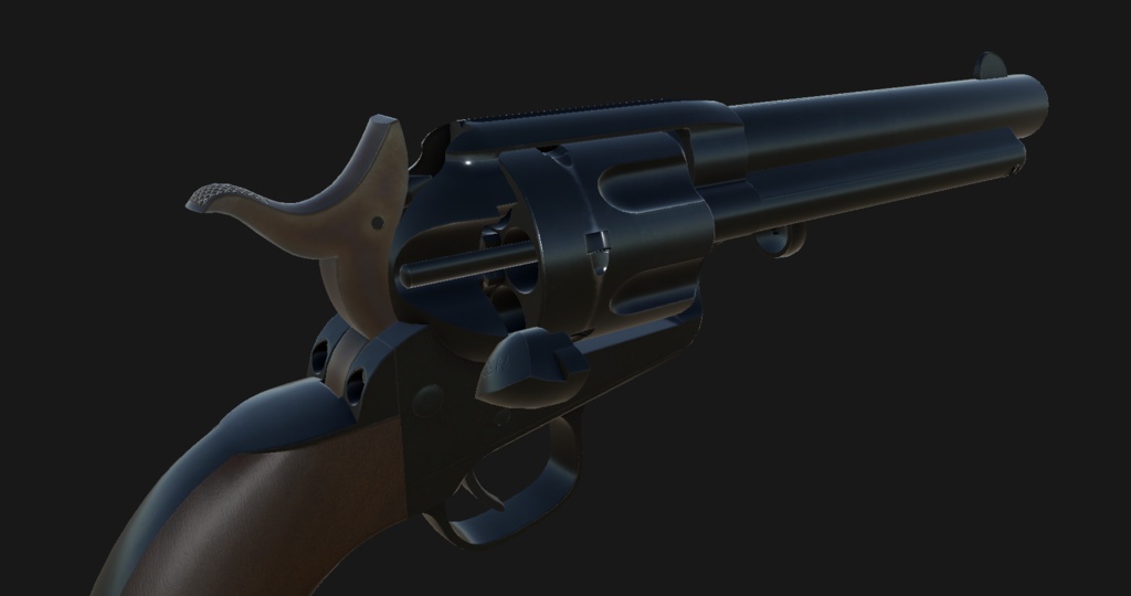 【VRChat想定】Colt SAA 1st gen パック