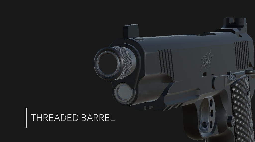 【VRChat想定】Kimber Custom TLE/RL II (TFS)