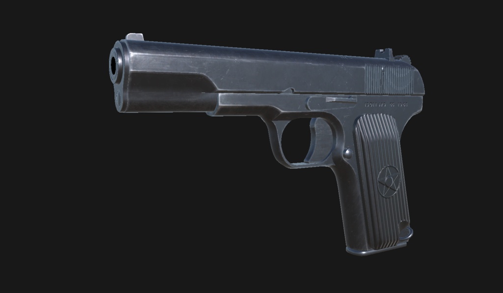 【VRChat想定】五四式自動拳銃