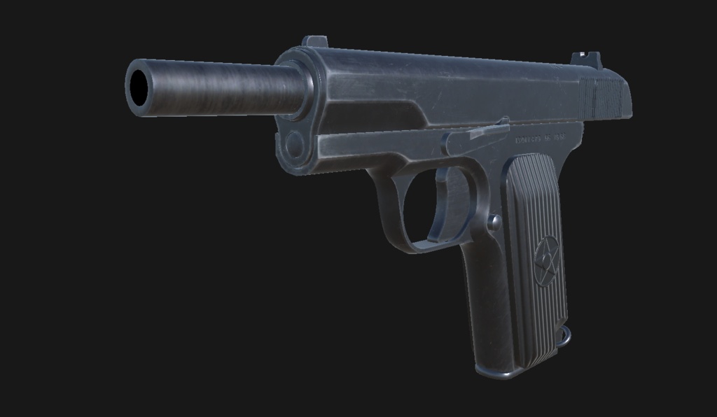 【VRChat想定】五四式自動拳銃